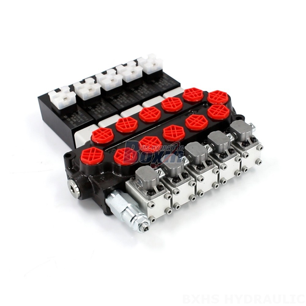 Hydraulic Q45 5 Spool Monoblock Directional Control Valve main image